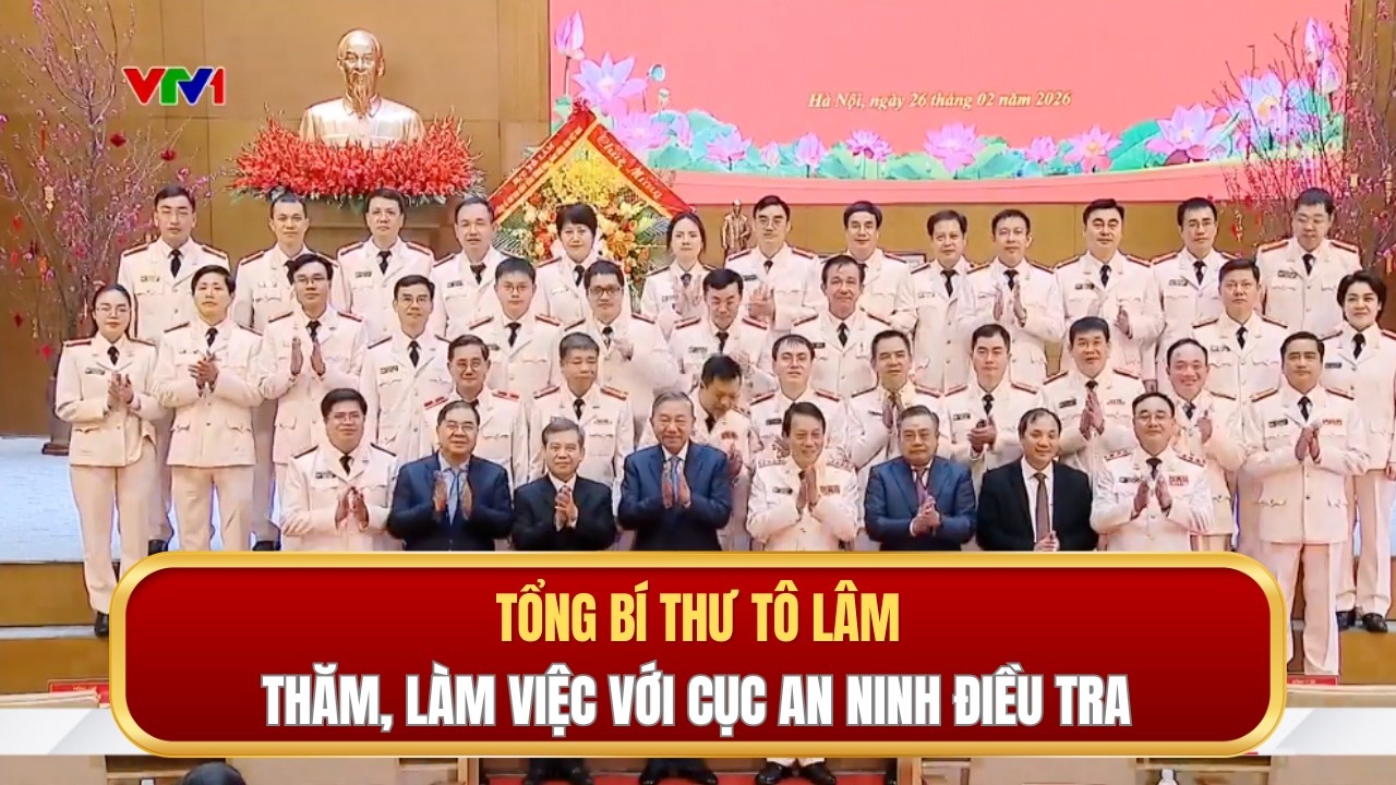 Tổng Bí thư Tô Lâm thăm, làm việc với Cục An ninh Điều tra