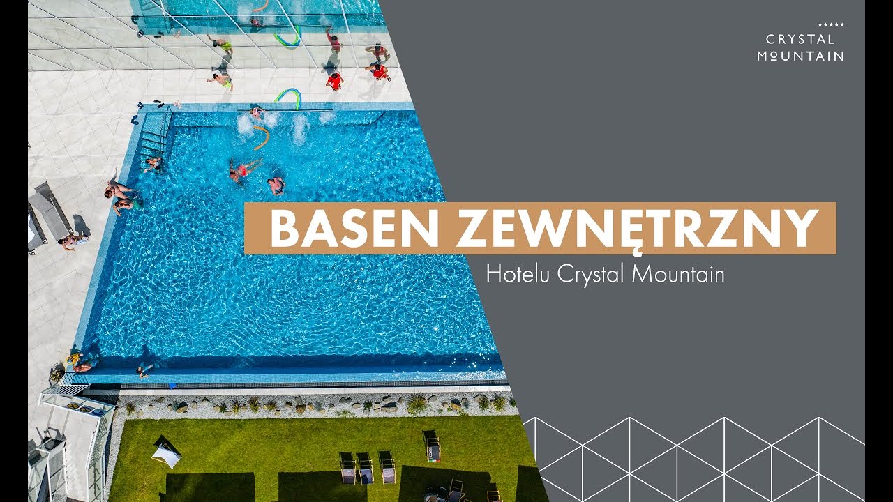 Basen zewnętrzny | Infinity Pool | Hotel Crystal Mountain w Wiśle