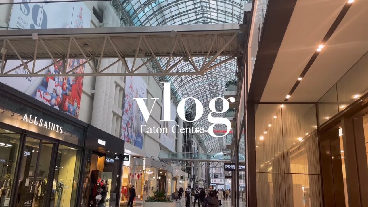 Sub) [vlog #5] 🇨🇦 혼자 이튼센터 가기/ 캐나다 LUSH/ Zara, H&M, Davids Tea I feat. 생일선물사기