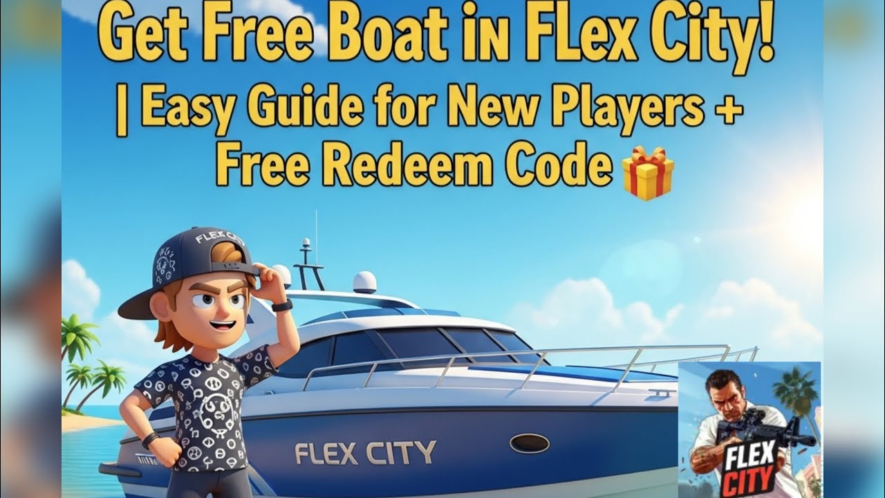 Get Free Boat in Flex City! | Easy Guide for New Players + Free Redeem Code