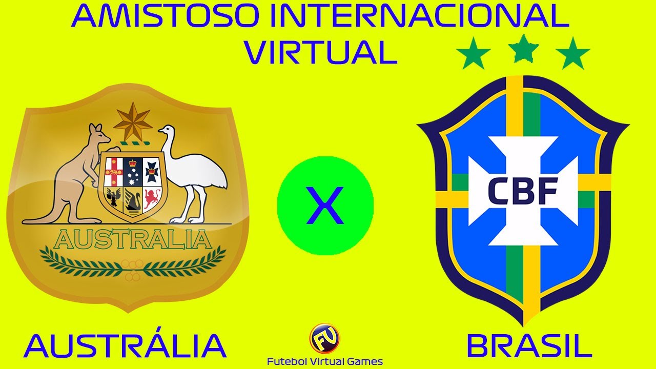 Amistoso Internacional Virtual 2025: Austrália x Brasil [PES2021]