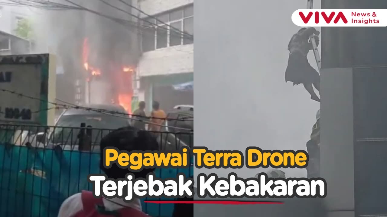 Evakuasi Dramatis Korban Kebakaran Terra Drone