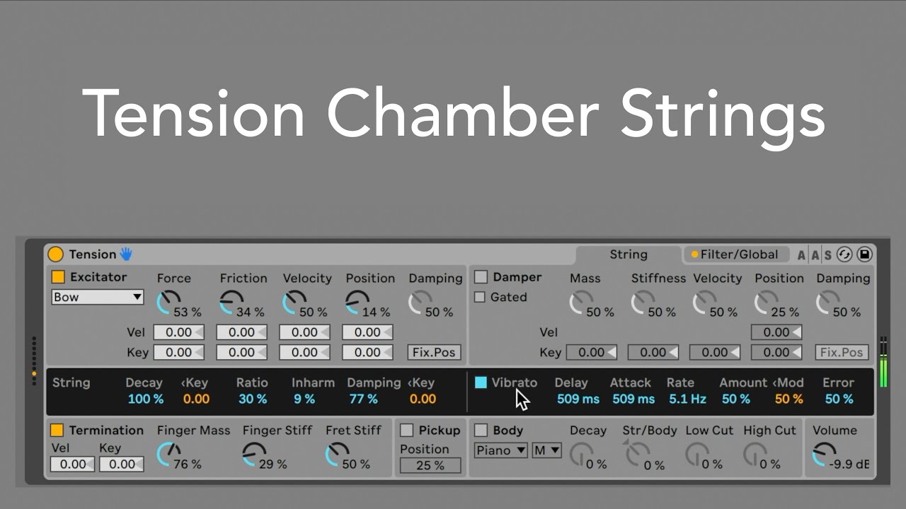 Tension Chamber Strings