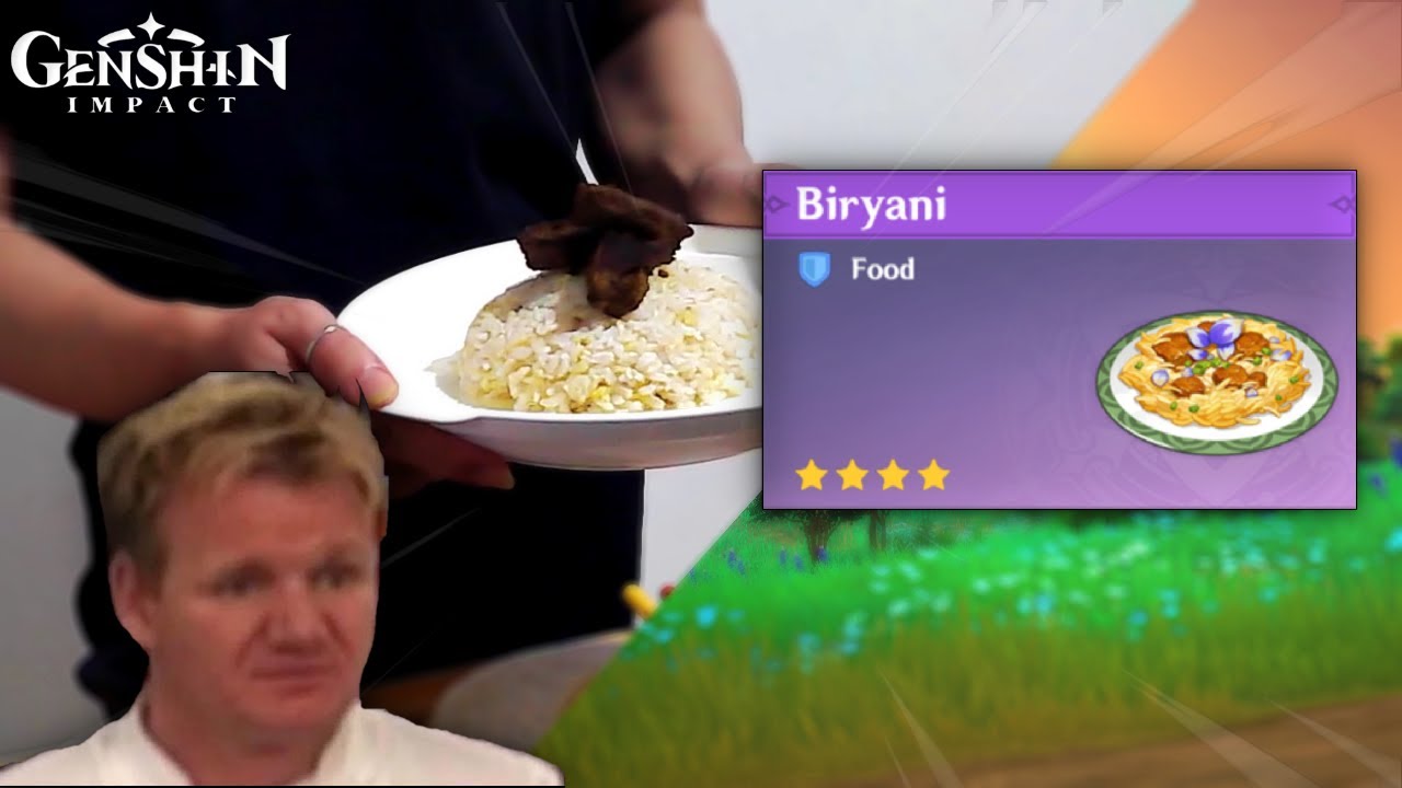 Genshin Biryani will make the Indians cry (i made it worst)