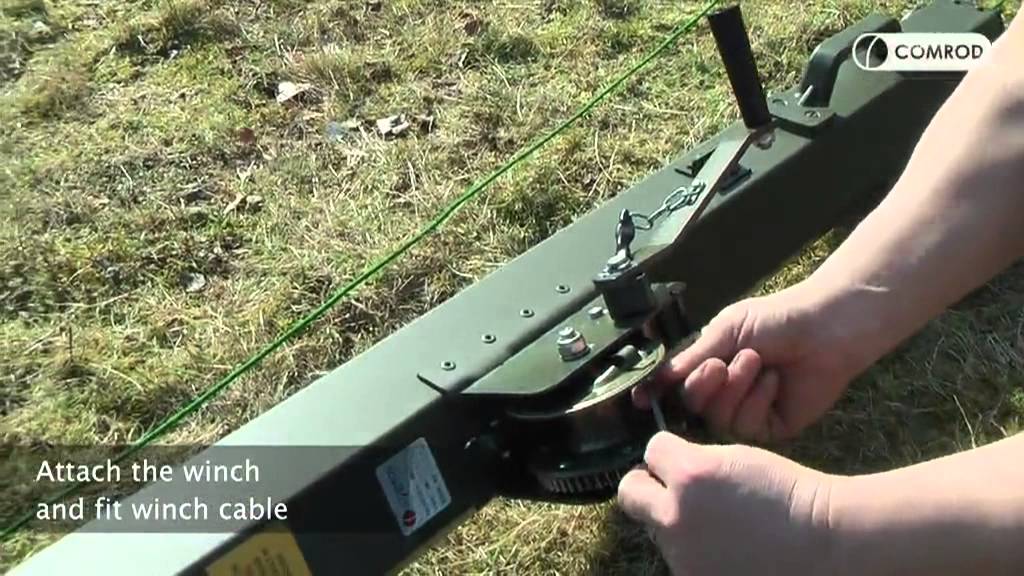 TM128 Deployment- 15m Telescopic crank-up aluminum mast