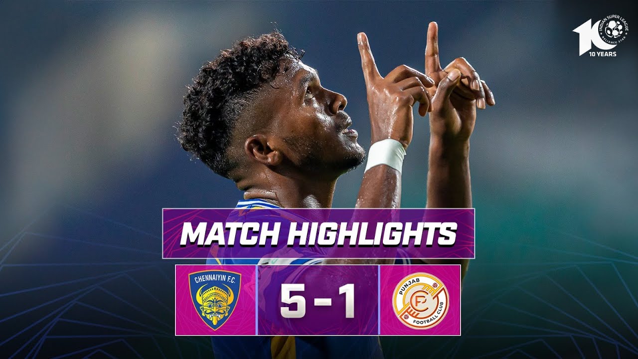 Match Highlights | Chennaiyin FC 5-1 Punjab FC | MW 5 | ISL 2023-24