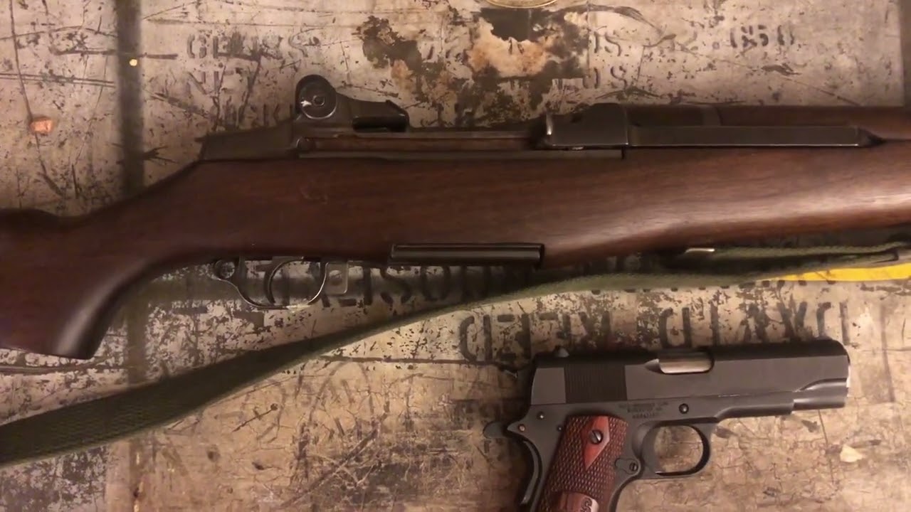 M1 Garand and 1911 for SHTF