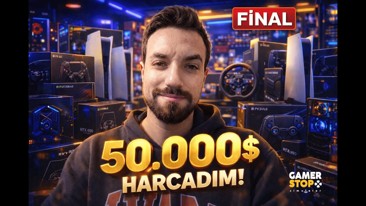 50 BİN DOLAR DEĞERİNDE SİPARİŞ VERDİK | GAMİNG STOP SİMÜLATÖR #4