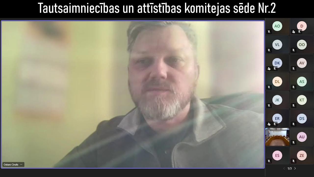 Tautsaimniecības un attīstības komitejas sēde Nr.2