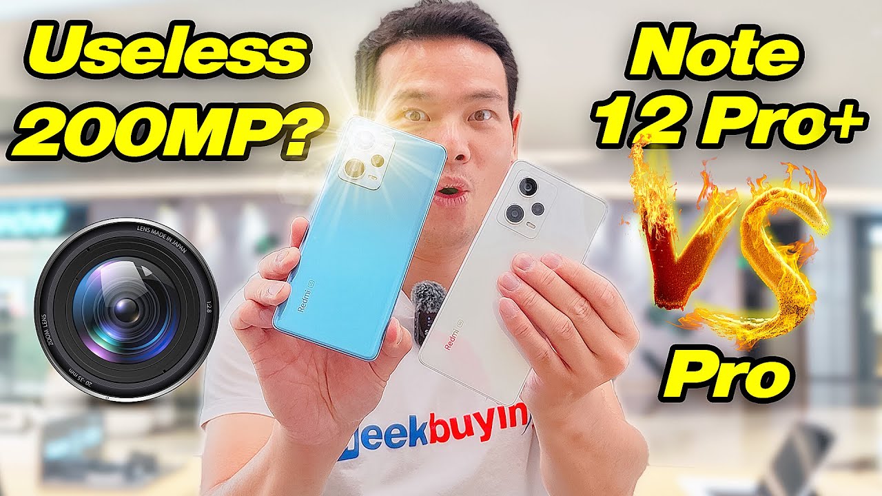 200MP is useless: Redmi Note 12 Pro+ VS Pro Camera Test