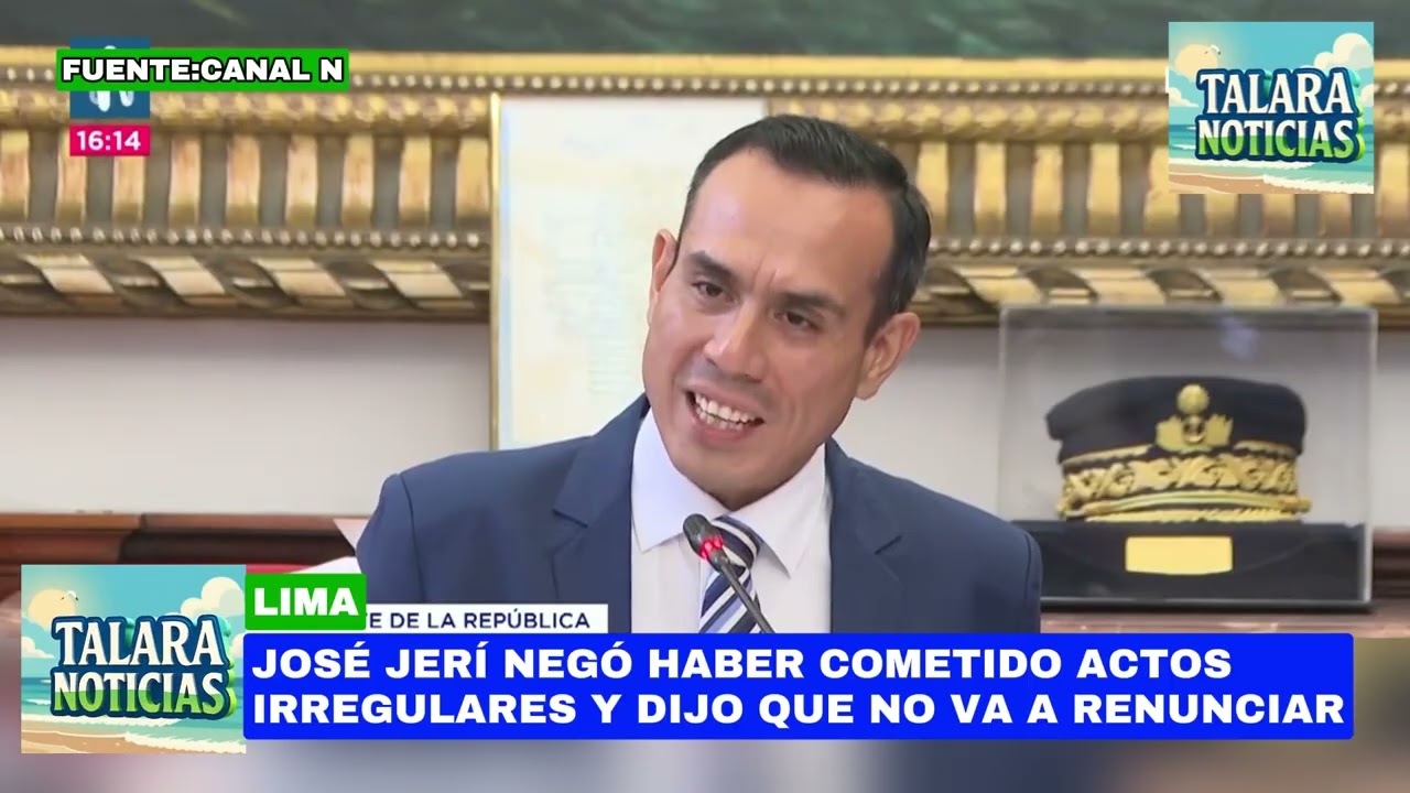 Presidente Jerí se presentó ante el Congreso para responder las interrogantes sobre el 