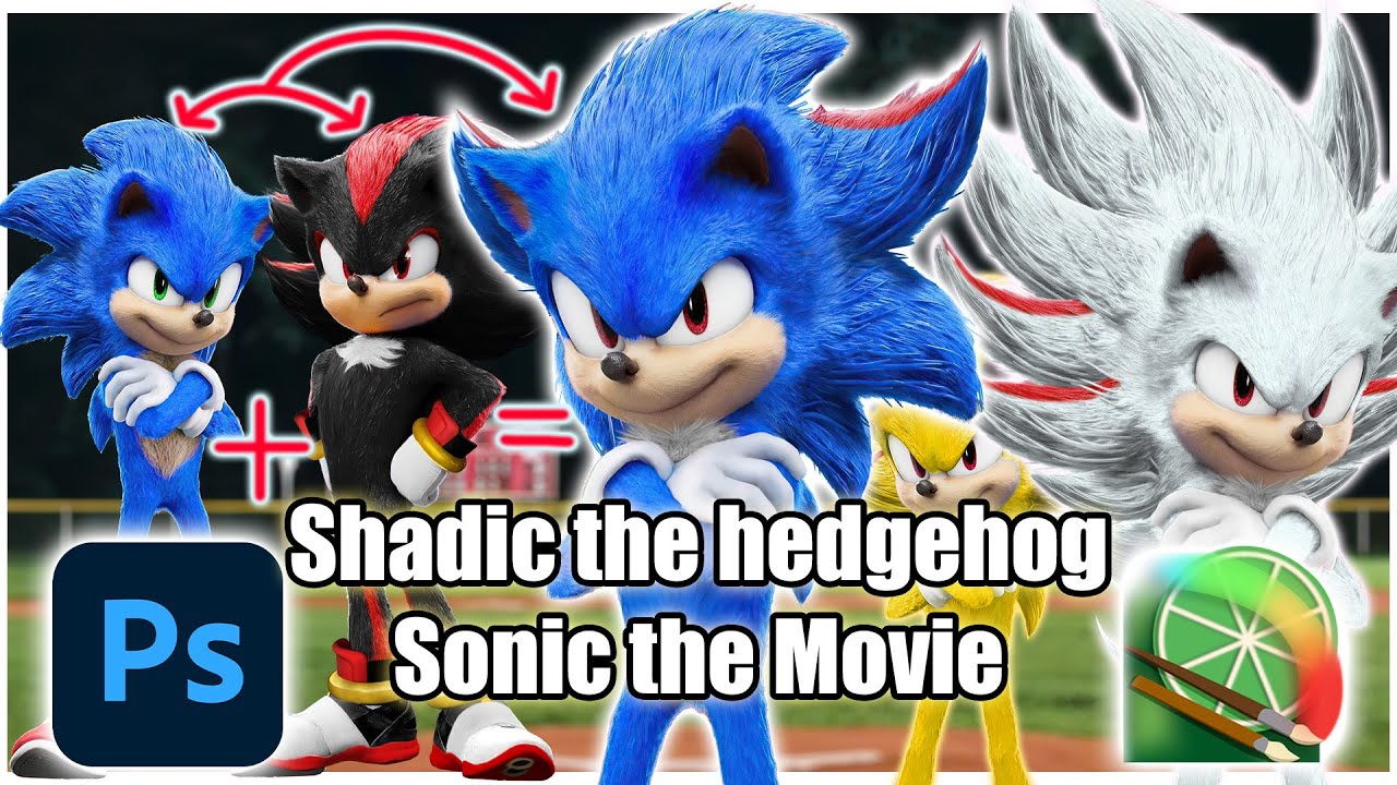 [Speed Edit] Shadic the Hedgehog - Sonic the Movie