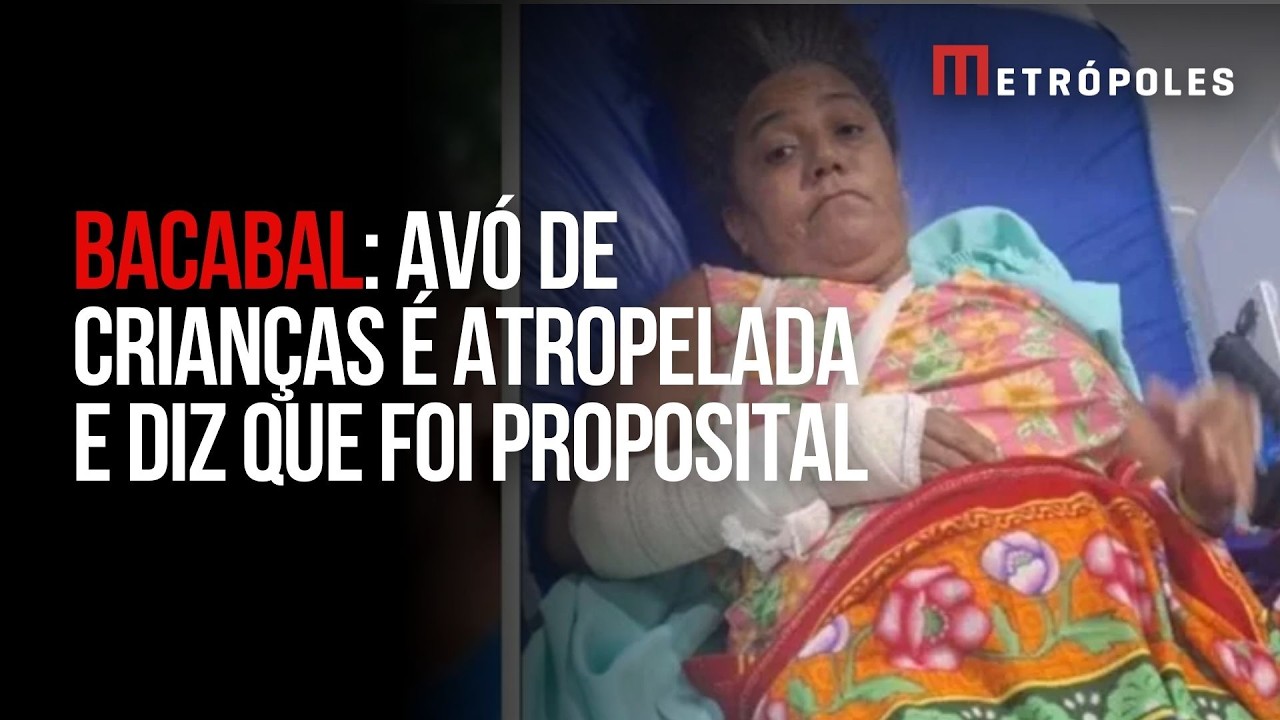 Bacabal: avó de crianças é atropelada e diz que foi proposital