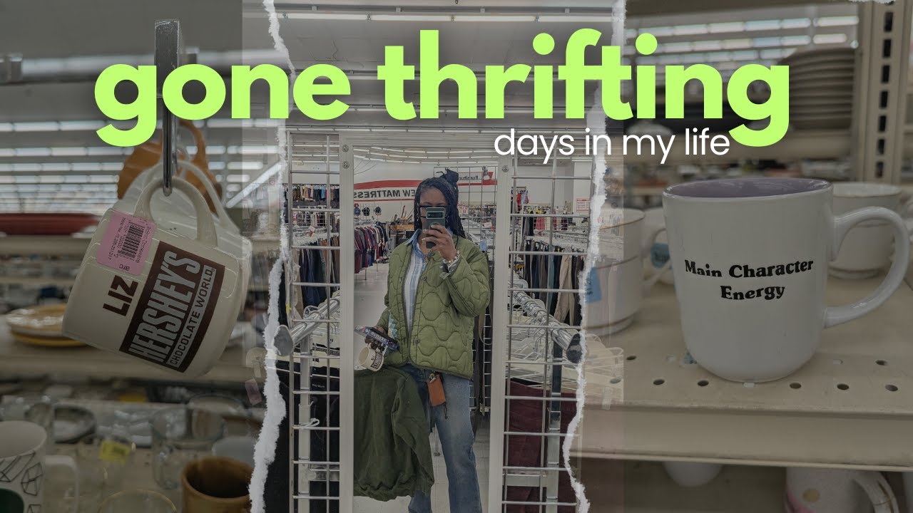 Thrift with Me and Get My Eyebrows Threaded