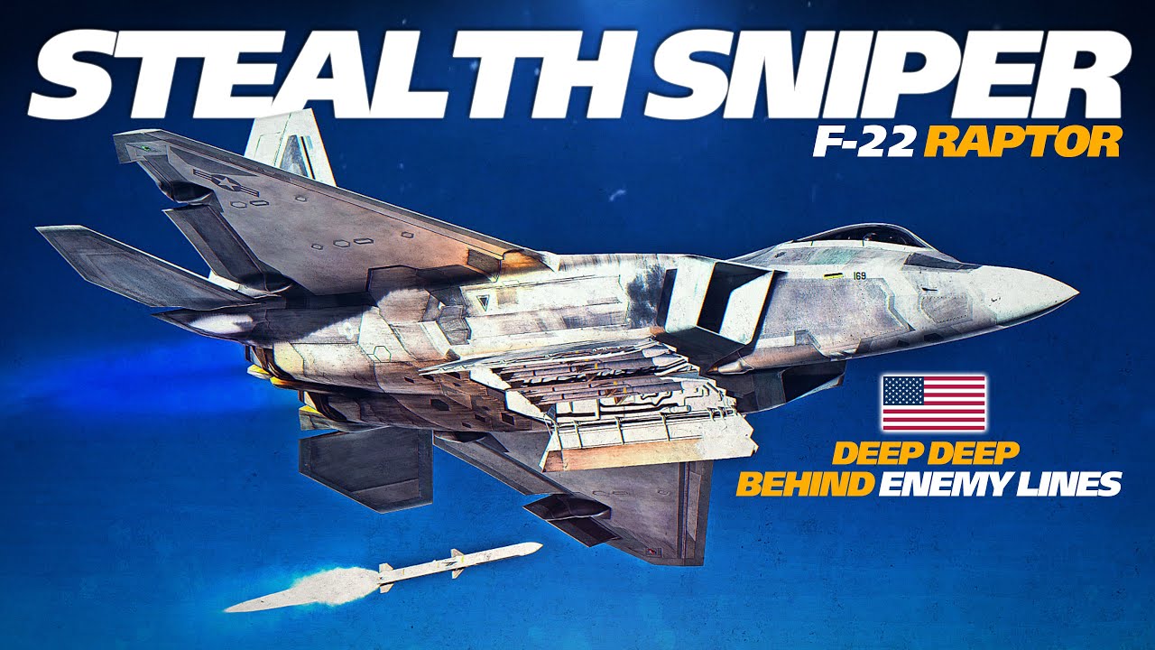 PEAK Stealth F-22A Raptor | В тылу врага | Цифровой боевой симулятор | DCS |