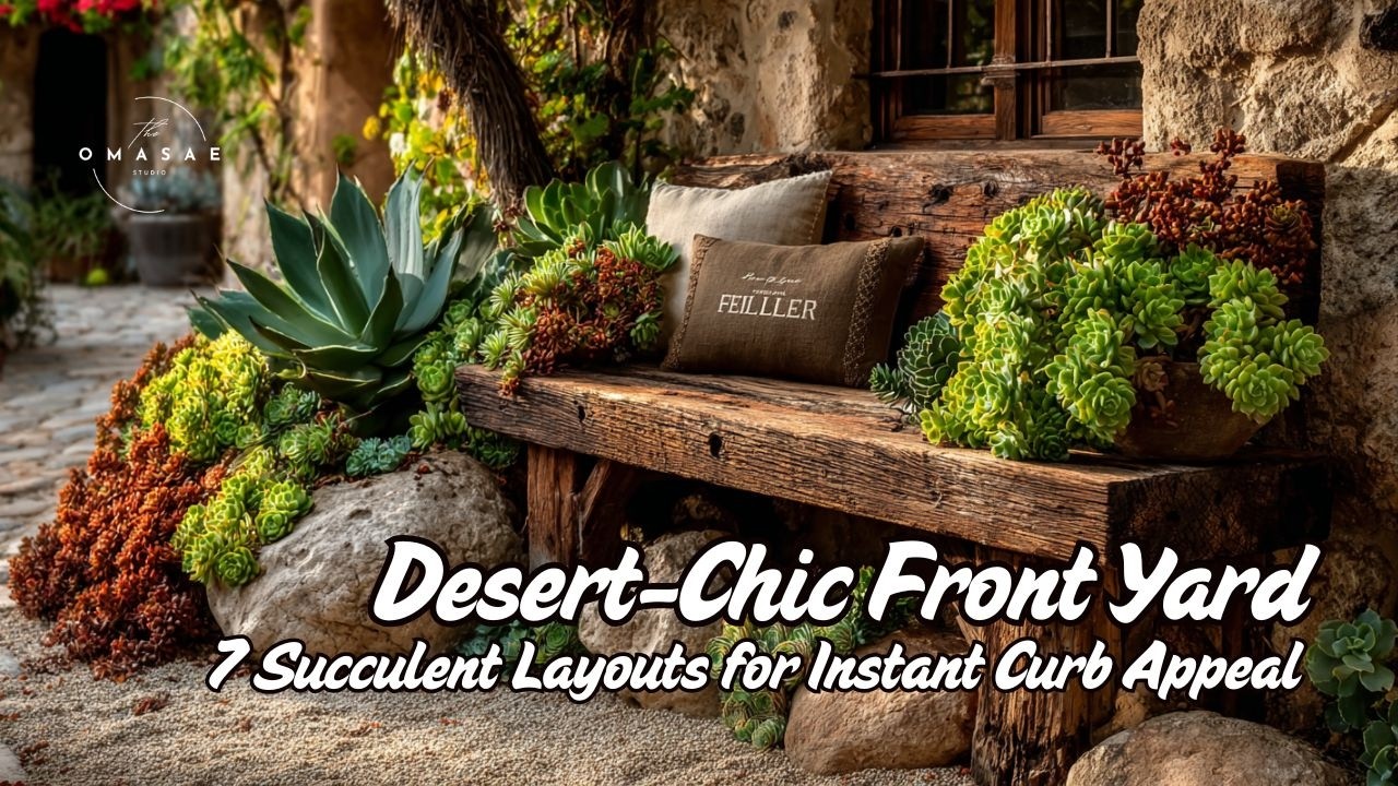 Desert-Chic Front Yard: 7 Succulent Layouts for Instant Curb Appeal 🌵