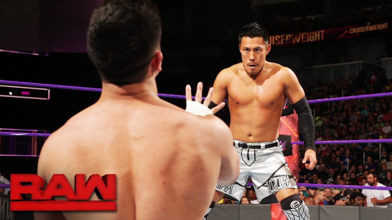 Akira Tozawa vs. TJP: Raw, June 19, 2017