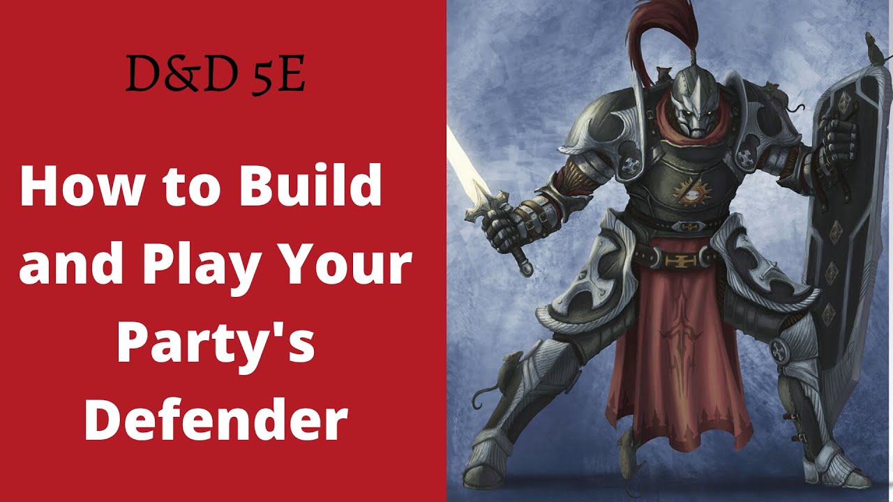 How to Build and play Tank in D&D 5e
