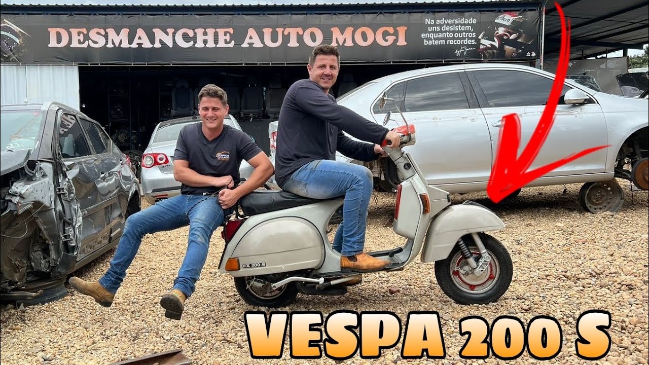 RESGATAMOS A PIAGGIO VESPA Px 200s 1990 🛵  PURO CARISMAS EM PLENO SÉCULO XXI.