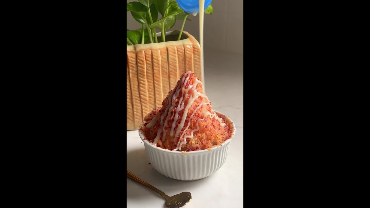 Персиковый лед со сгущенным молоком