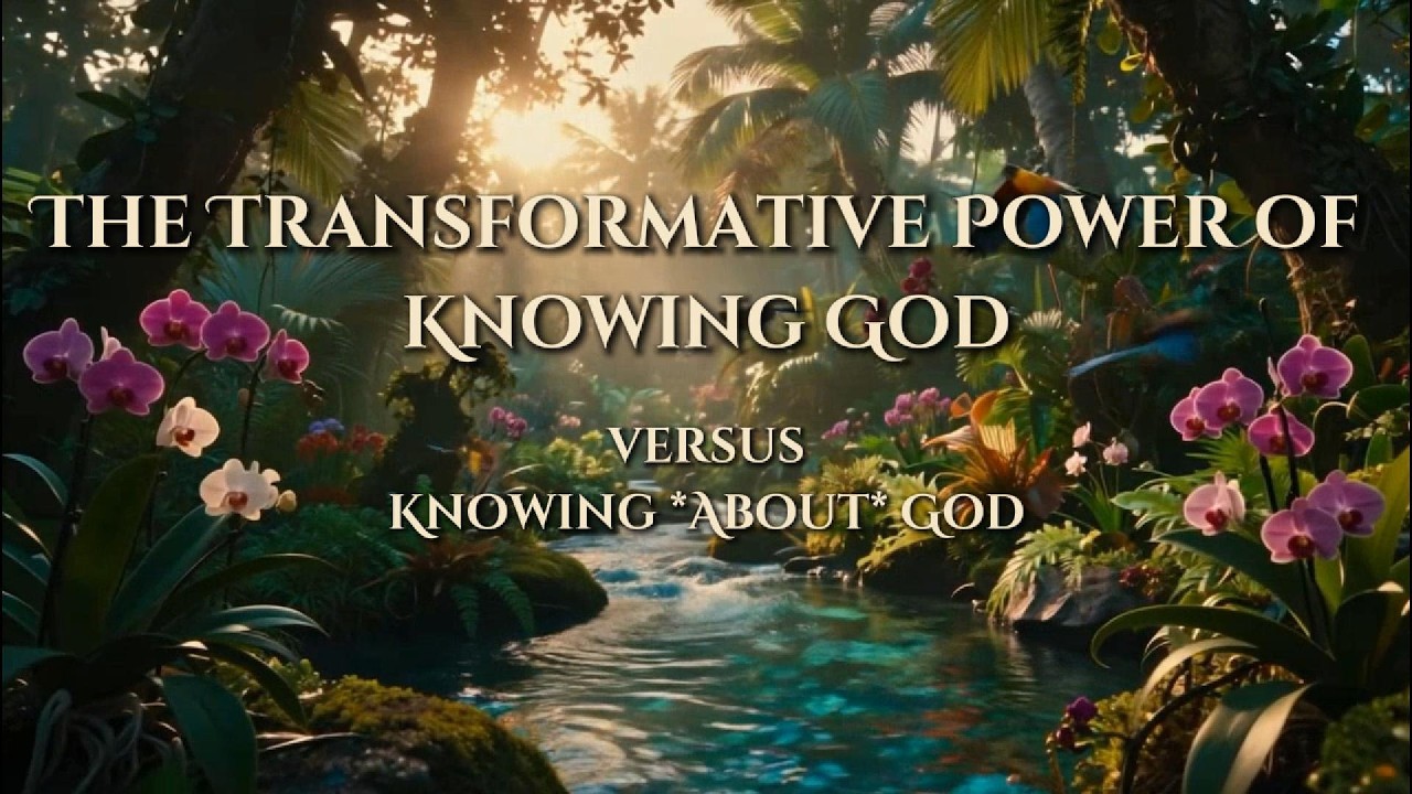 🕊️ The Transformative Power of Knowing God