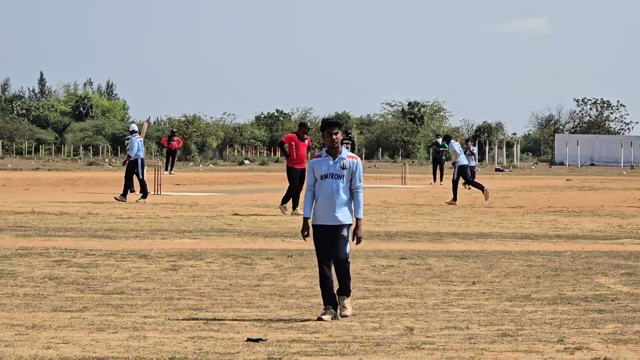Warfront bowling vs Black squad,  VKC cricket ground tournament Mar 14,2026