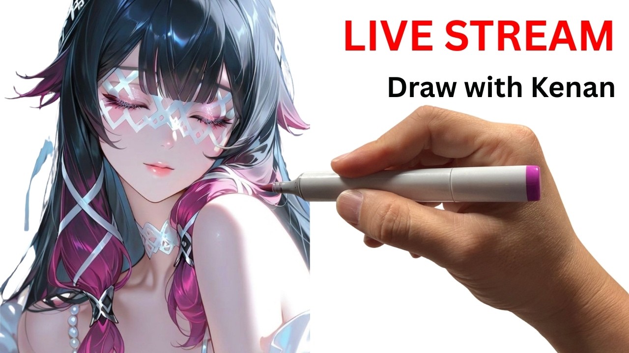 3.12.26 Draw Everyday with Kenan | Alcohol Marker Series