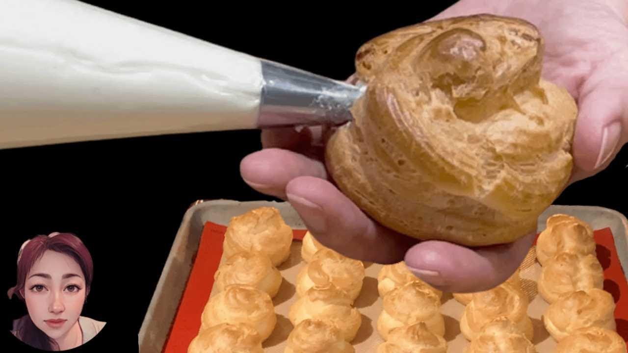 How to make Beard Papa Cream Puff Recipe | It's so Easy