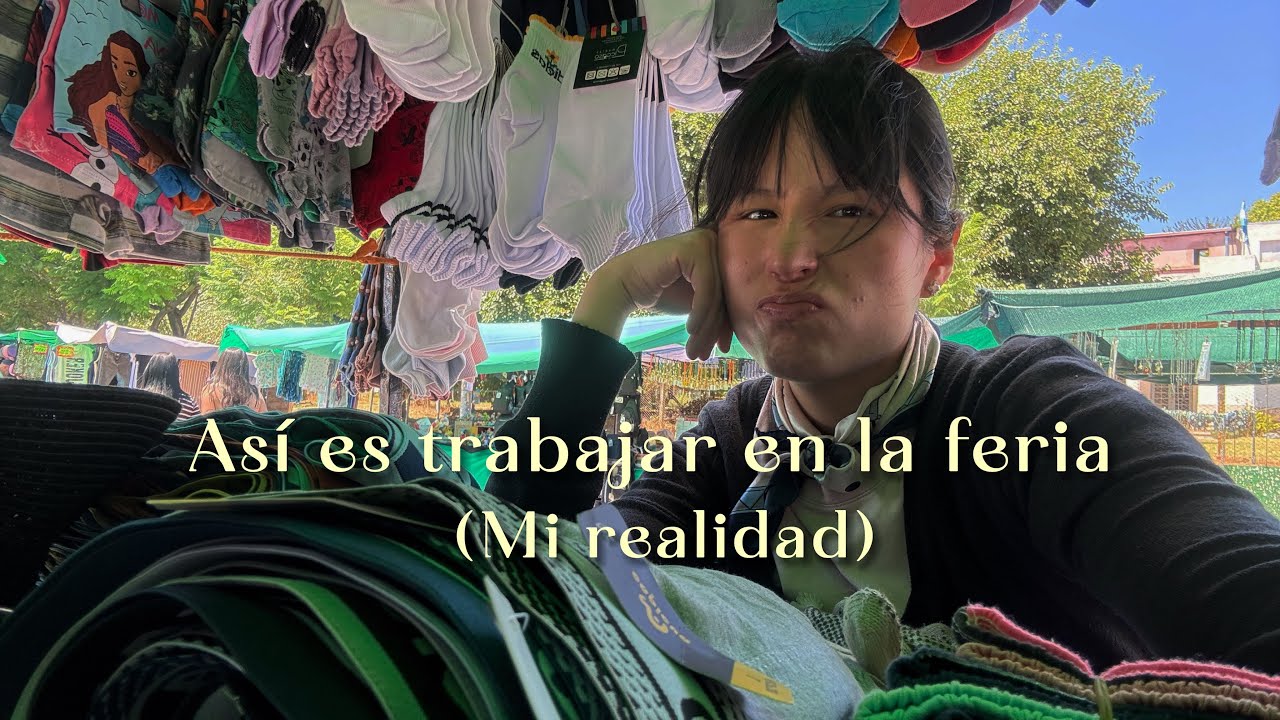 ¿Como es trabajar en la feria ? Te muestro TODO 