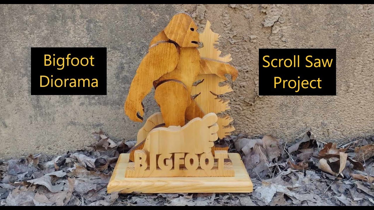 Bigfoot Diorama, Scroll Saw Project
