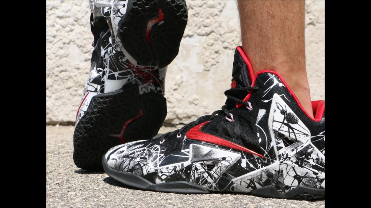 Nike LeBron 11 Graffiti - On Foot