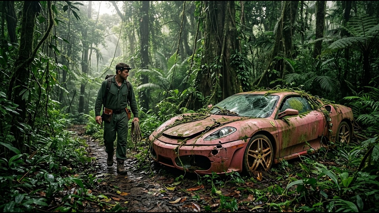 ASMR Car Restoration | 2007 Ferrari F430 Spider Full Rebuild | From Jungle After Years