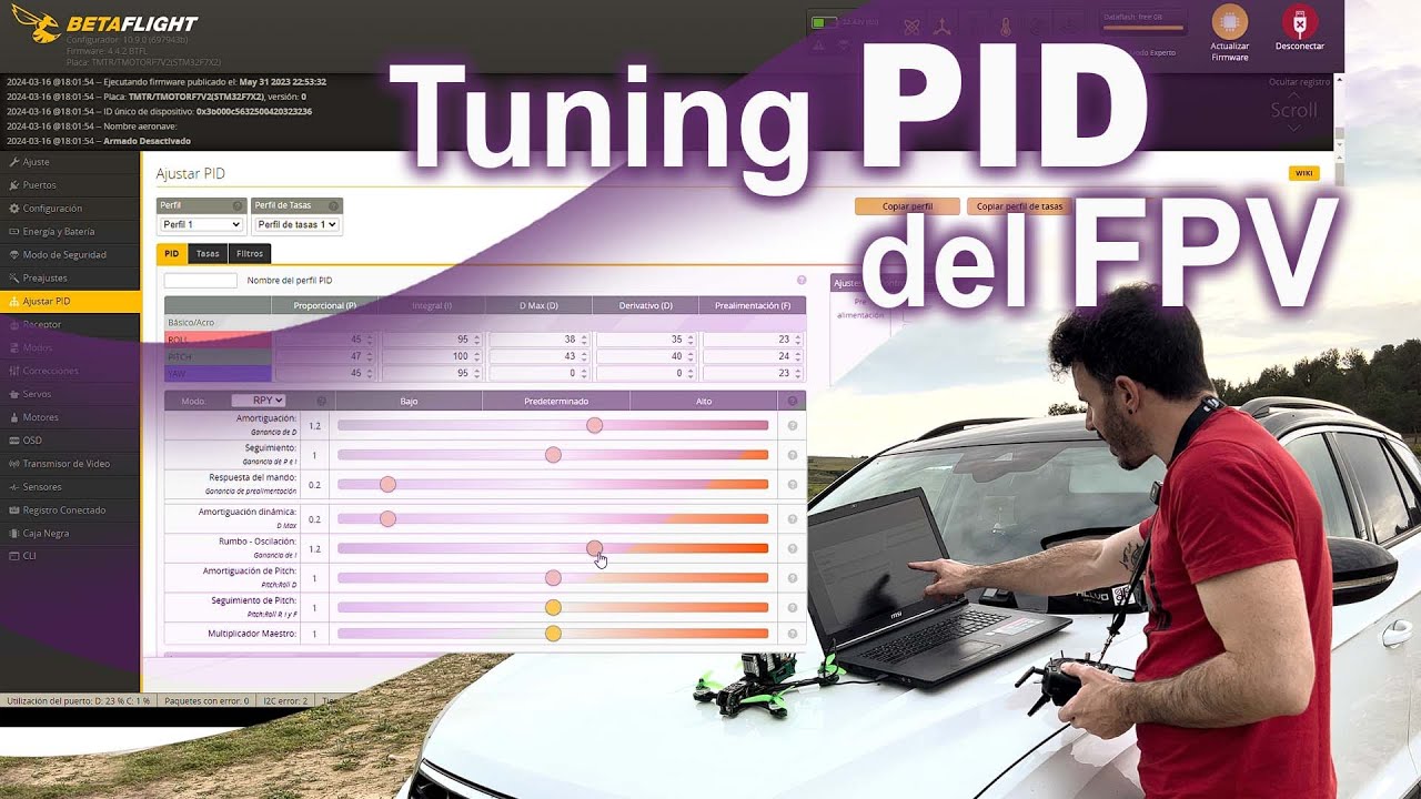✍️🎚️ Tunea los PID de tu Dron FPV  ¿Qué son? 📖🖊️Quédate y te lo explico.