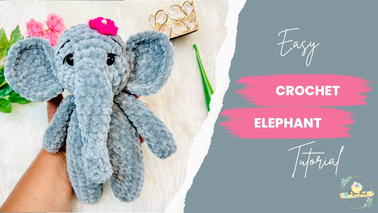 Cute Elephant | Elephant Amigurumi | Crochet Elephant Plushie