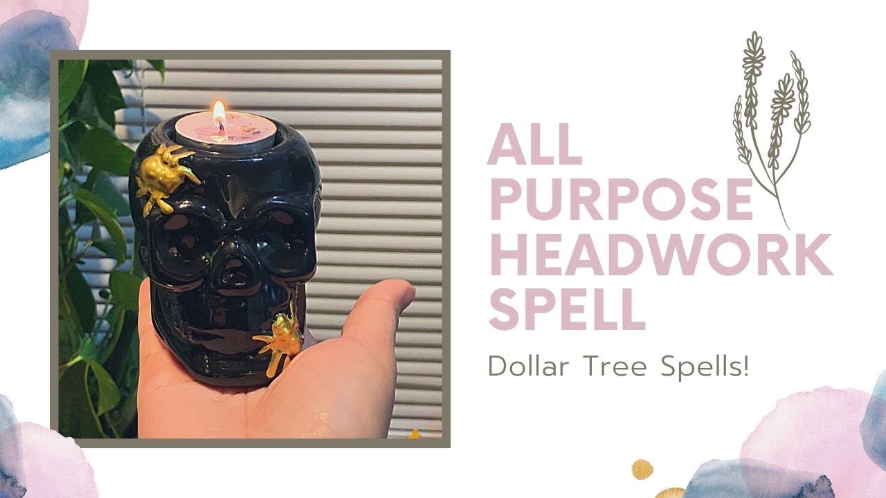 DOLLAR TREE SPELL | 💀🌿🦋 | All Purpose Headwork Spell!