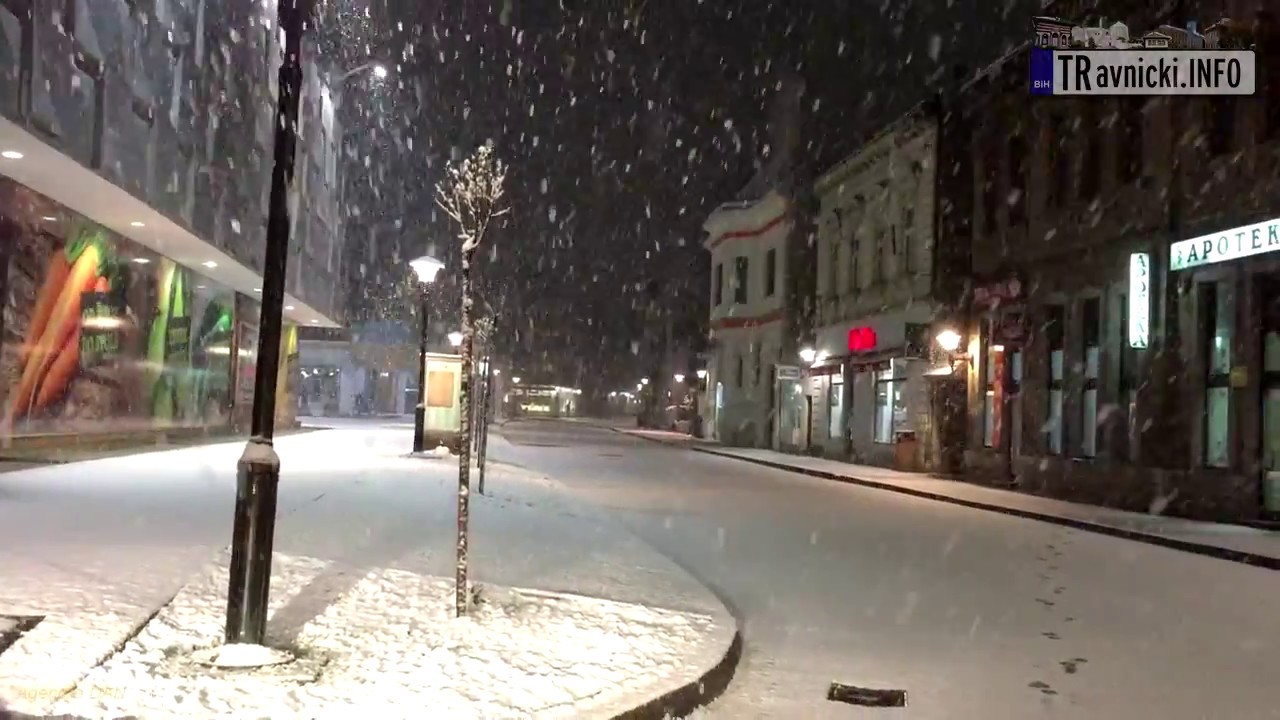 Aprilski snijeg u Travniku