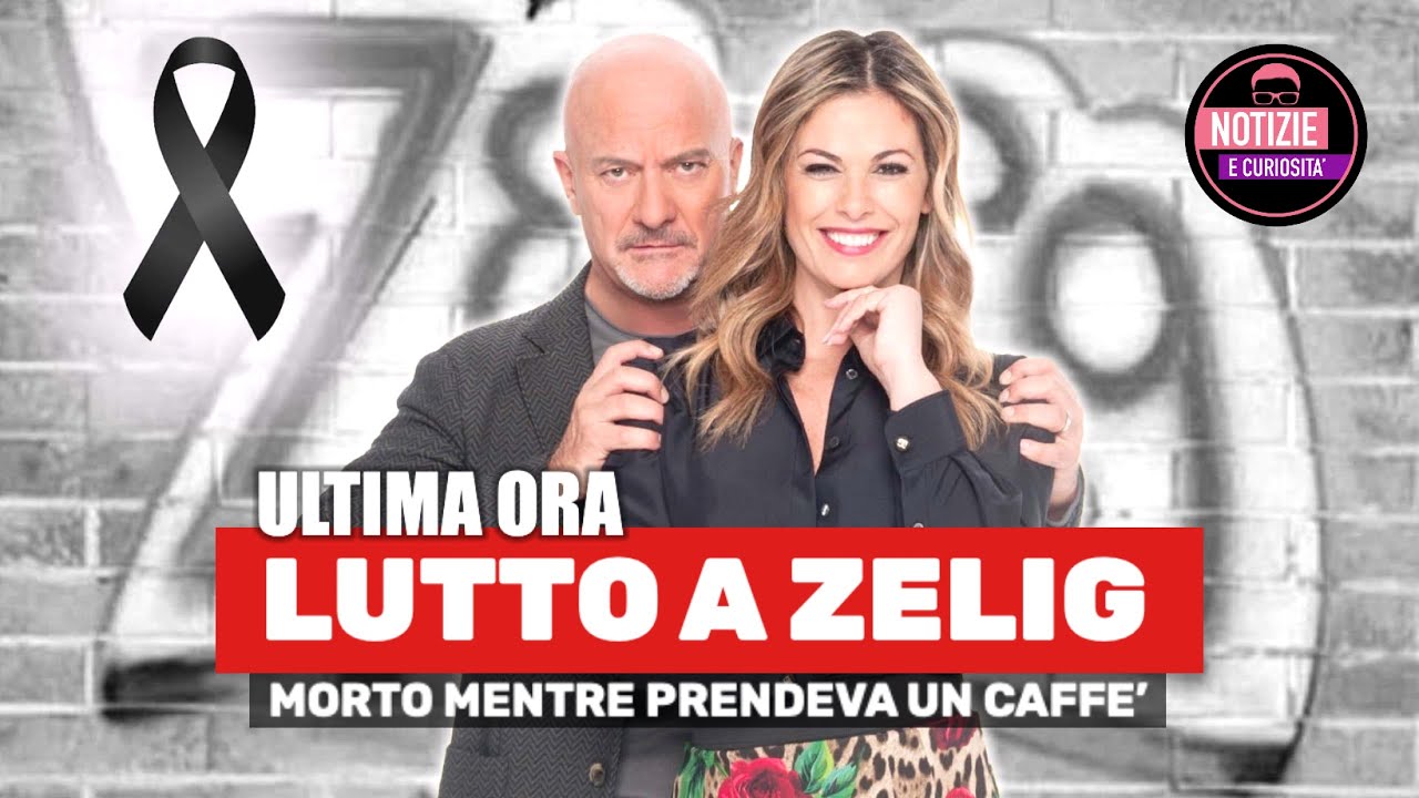 LUTTO A ZELIG,  Morto all'improvviso mentre stava sorseggiando un caffè