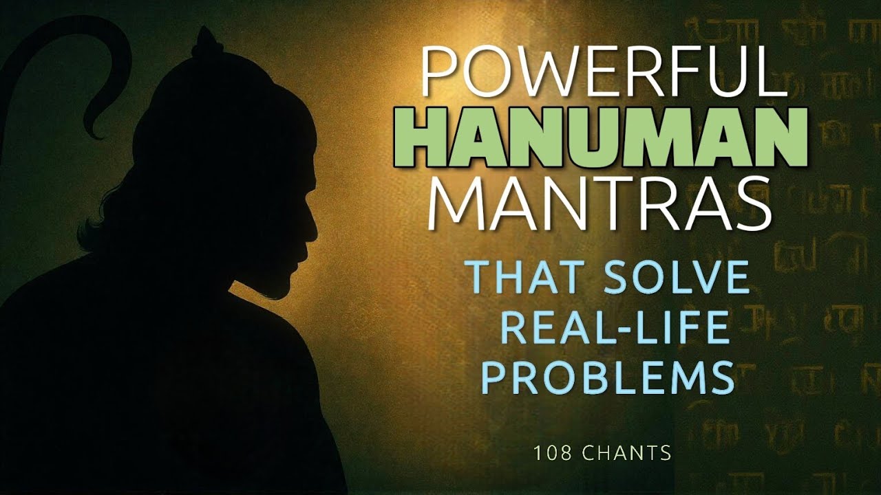 4 Powerful Hanuman Mantras That Solve Real-Life Problems | 108 Chants for Courage & Protection