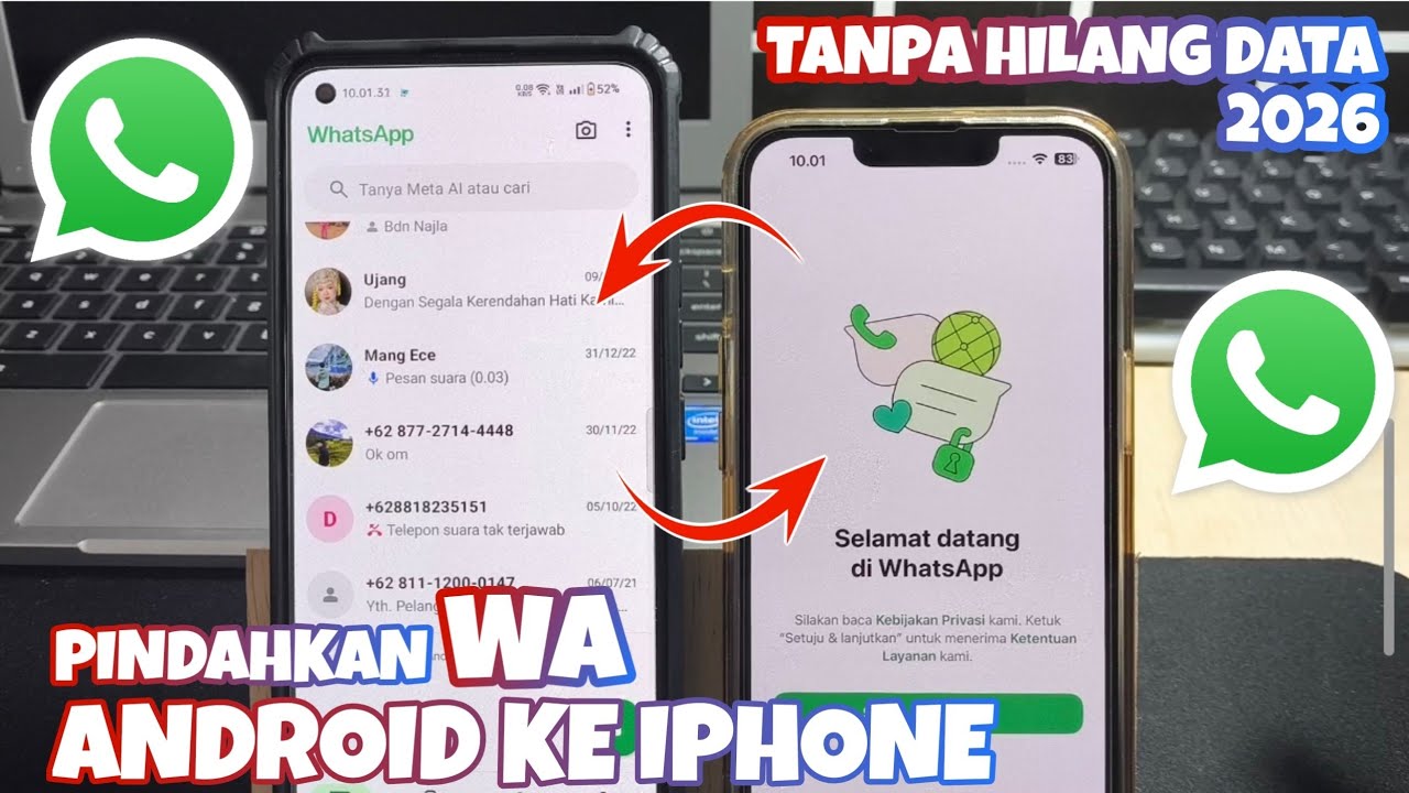 Cara Pindahkan WhatsApp Android ke iPhone Tanpa Kehilangan Chat - 2026