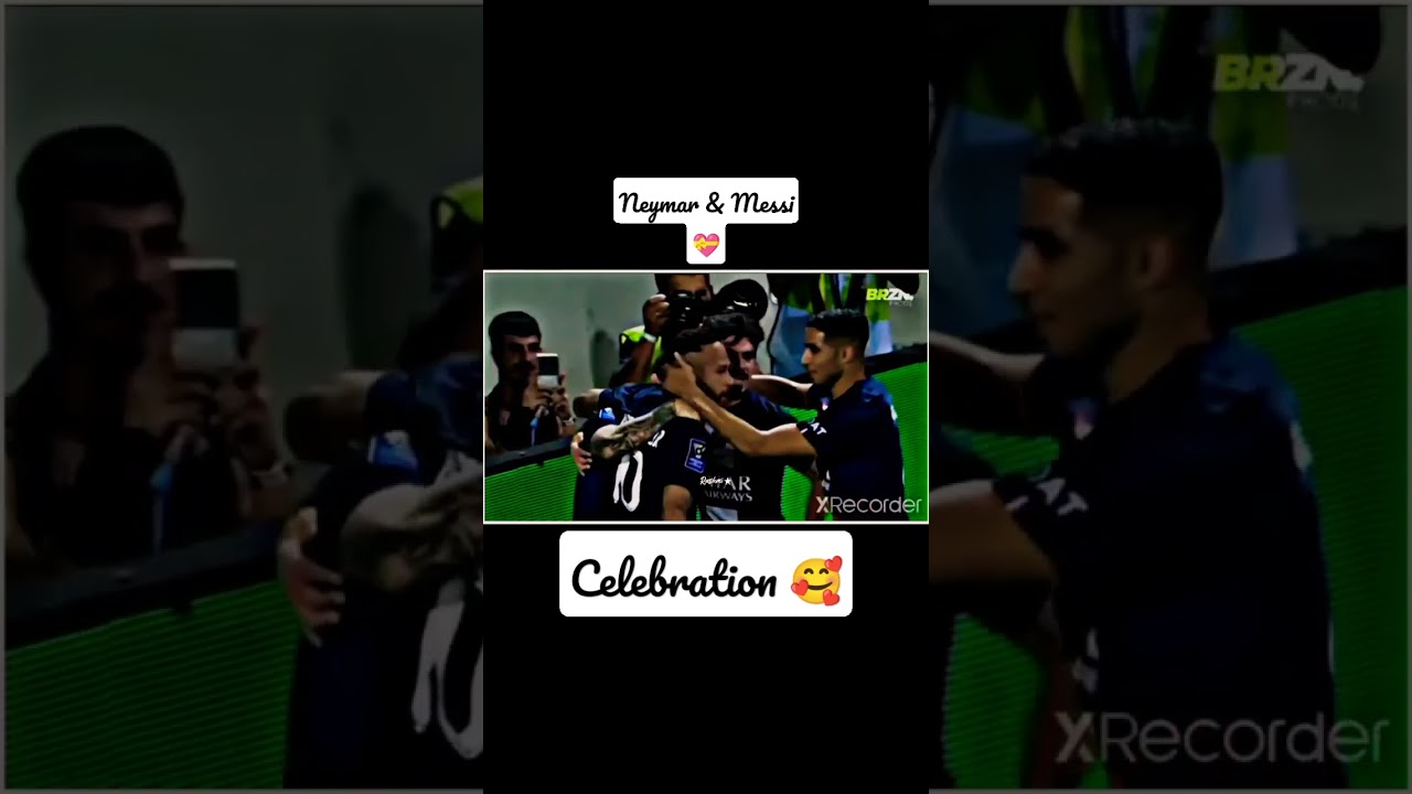 Neymar & Messi Goal Celebration 🥰