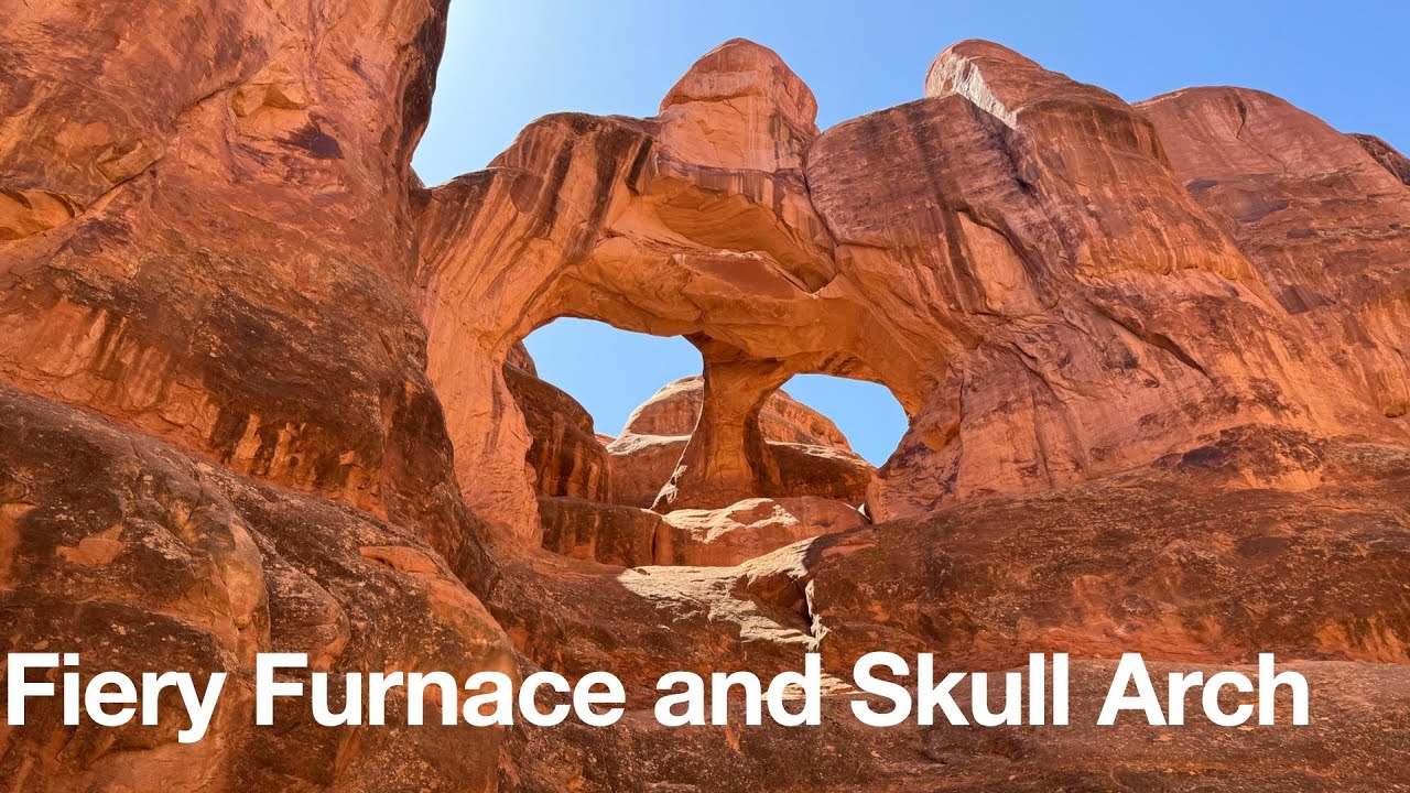 Fiery Furnace and Skull Arch FULL HIKE See What it's Like Self-Guided 4K