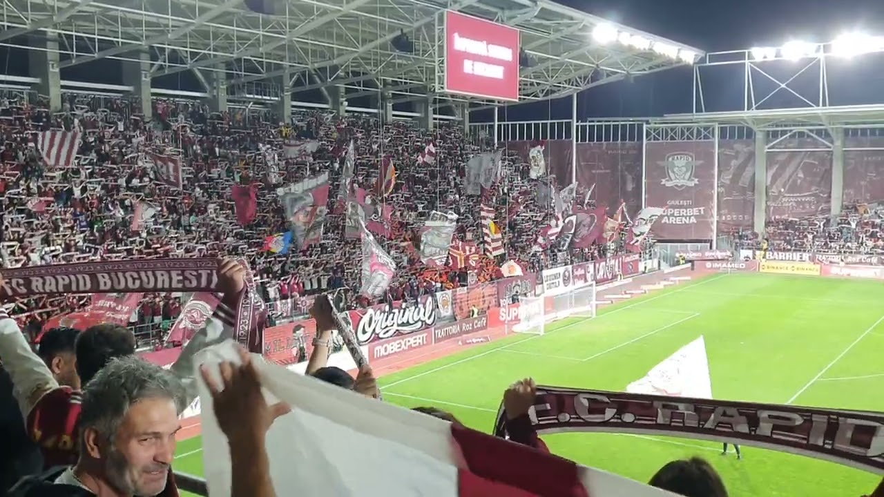 Rapid București - Poli Iași (06.10.2023 - imn)