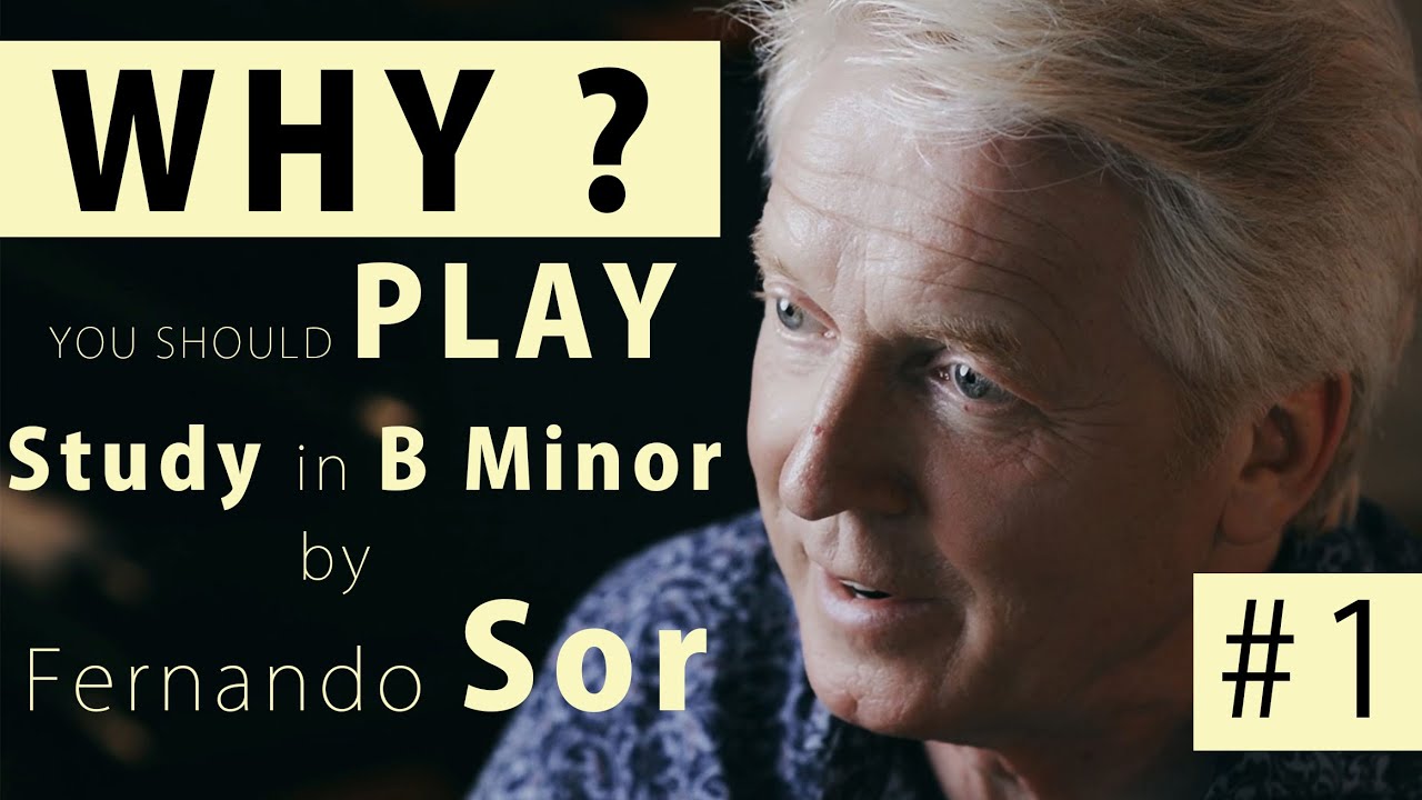 FERNANDO SOR | Study b minor | INTERVIEW with classical guitarist Wulfin Lieske