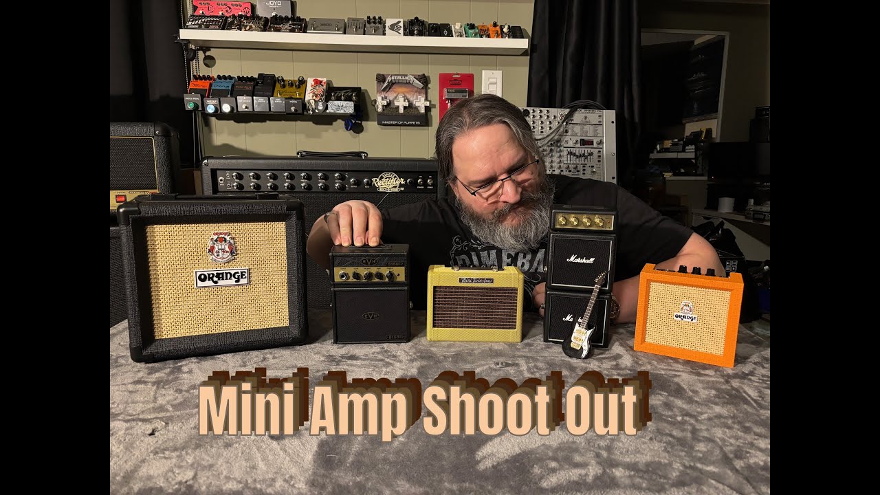 Mini Amp Shoot out with EVH, Marshall, Fender and an Orange
