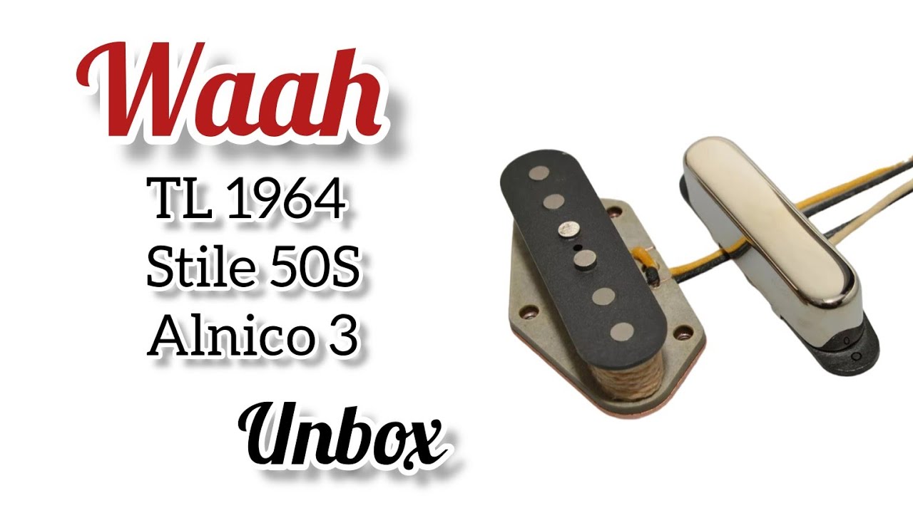 Unbox Captadores Waah para Telecaster
