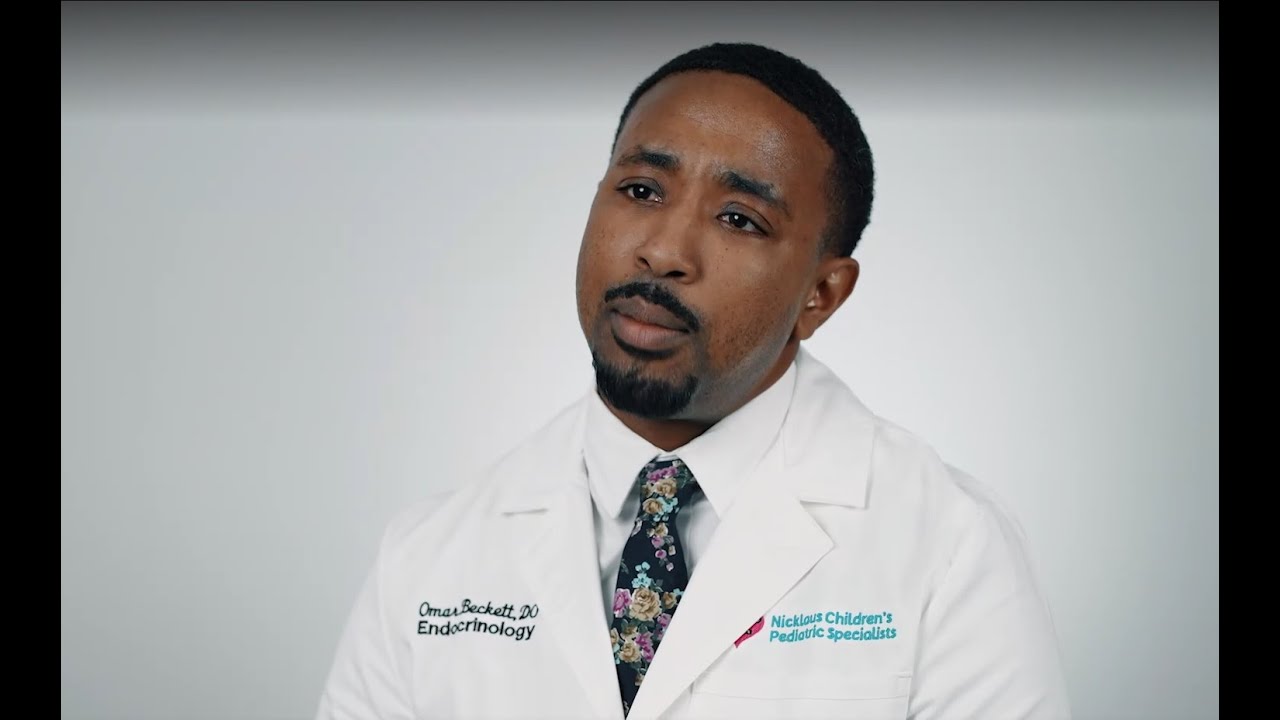 Meet Dr. Omar Beckett - The Division of Endocrinology at Nicklaus Children's Hospital