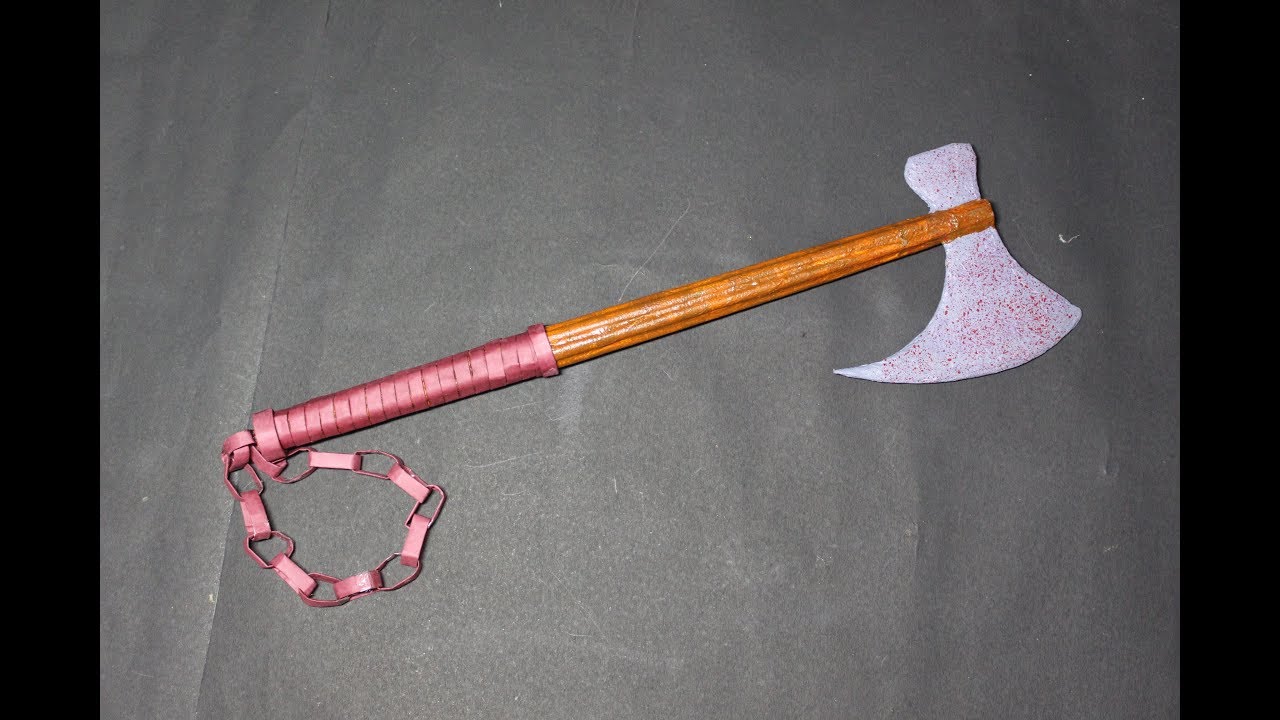 How to make a paper Axe