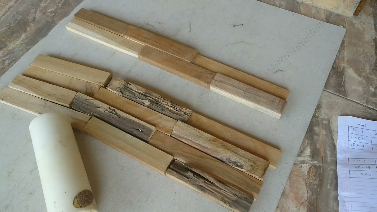 Cara mudah DIY panel dinding rayapan