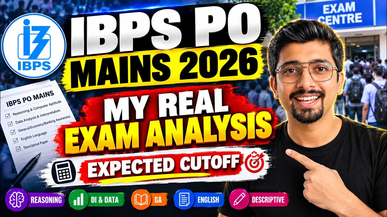 IBPS PO MAINS 2026 SAFE ATTEMPTS & EXPECTED CUTOFF 🔥| Prediction | Section-Wise + Overall Cutoff
