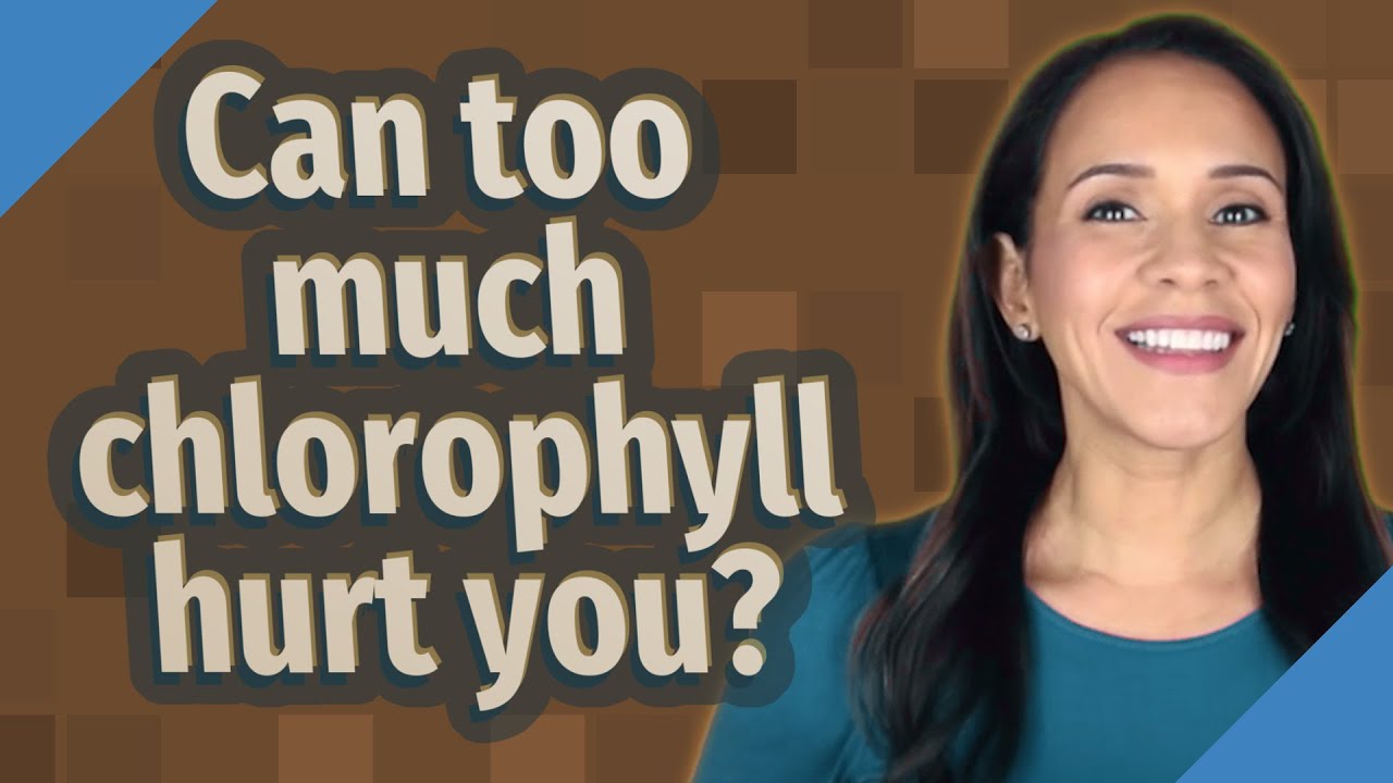 Can too much chlorophyll hurt you?